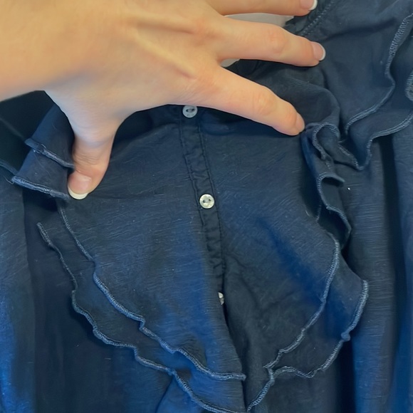 Hollister Navy Shirt - Picture 3 of 6